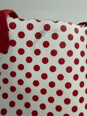 Imoshion USA Red & White Polka Dot Tote & Make Up Bag Set thumbnail 7