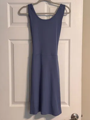 NWT Womens Columbia PFG Bluebell Tidal Athletic Activewear Cross Back Dress Med thumbnail 3