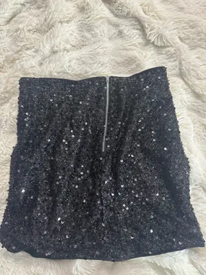 sparkly skirt Black thumbnail 2
