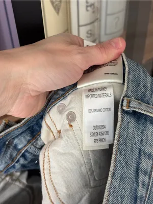 AGOLDE 90s Pinch Waist High Rise Straight Jeans Harmonic light wash denim thumbnail 8