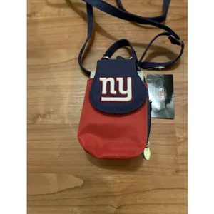 NY Giants NFL Mini Purse Plus Pouch Touch Phone ID Wallet 4" x 4" x 2" thumbnail 11