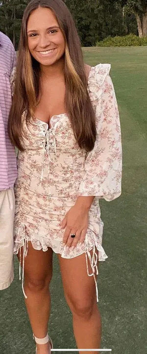 Amazing Lace Floral Mini Dress thumbnail 1