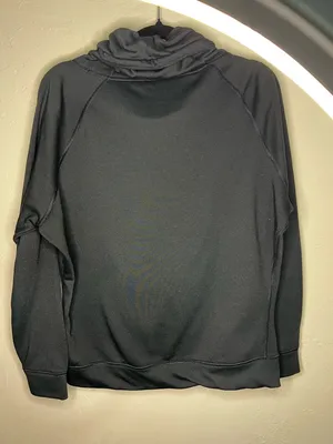 Nike Dri-Fit Black Funnel‎ Cowl Neck Athletic Sweater thumbnail 7