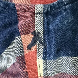 American Eagle Boyfriend Fit Shirt Womens XL Plaid Snap Button Western Cowgirl thumbnail 11