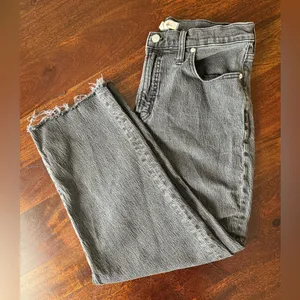 Madewell Dark Ankle Crop Denim thumbnail 2