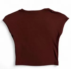 Burgundy Zara Baby Tee thumbnail 2