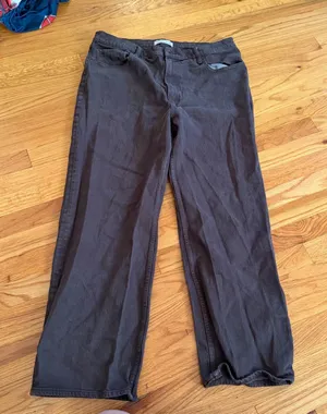 Abercrombie & Fitch 90s Relaxed Jean Brown 33/16S High Rise Casual Minimalist thumbnail 1