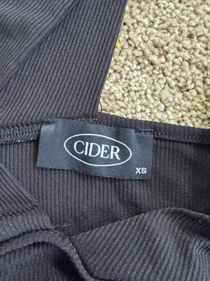 Cider Asymmetrical Strapped Black Crop Top thumbnail 3