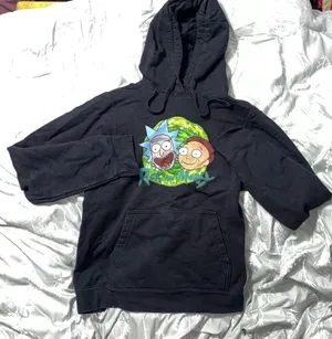 Rick and morty hoodie thumbnail 1