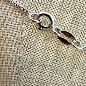 Judith Jack Sterling Marcasite Oval Pendant necklace thumbnail 7