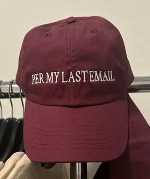 Baseball hat Red thumbnail 1