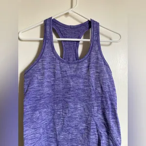 *Lululemon Athletica Heather Purple Racerback Athletic Tank Top #Gy thumbnail 4