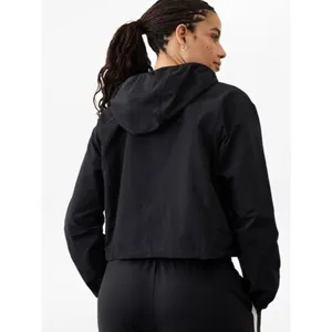 Athleta L Luna Woven Popover Black Large Regular thumbnail 4
