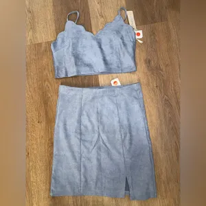 Iris Light Blue Skirt Set thumbnail 6