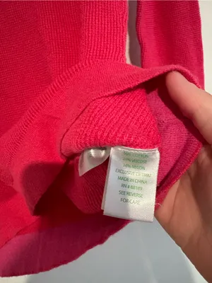 Lilly Pulitzer Women's 1/4 Zip Pullover sweater pink Size Small thumbnail 5