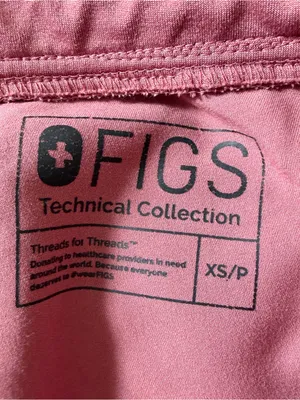 Figs Women’s Zamora Jogger Scrub Pants Pull On in Mauve Pink XSP thumbnail 7
