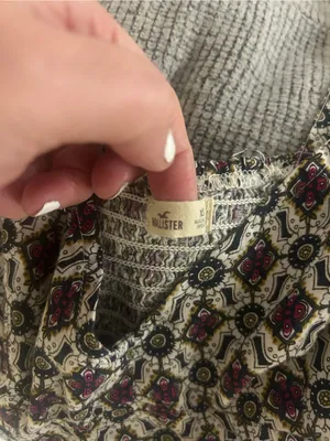 Hollister Floral Geometric Crop Tank thumbnail 2