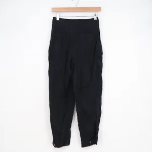 Express Black Super High Rise Lyocell Cargo Tapered Pants Size 0 Utility Pants thumbnail 4