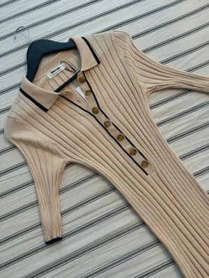 Showpo Button Front Midi Knit Dress thumbnail 2