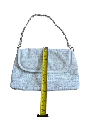 LIU JO White Silver Chain Mini Shoulder Bag thumbnail 5