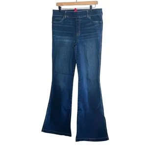 SPANXshape EveryWear Pull-On Flare Jeans XL High Rise Dark Wash Stretch thumbnail 3