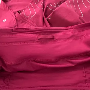 Lululemon Speed Up Mid-Rise Lined Short 4" Size 10 Pomegranate Silver Reflective thumbnail 9