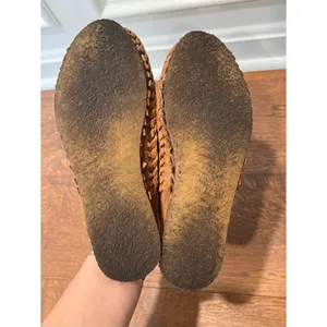 Mohinders Sz W9 Woven City Slipper in Oiled Brown thumbnail 4