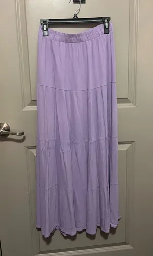 Purple Maxi Skirt Size 6 thumbnail 1