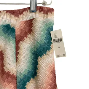 Maeve Anthropologie Women's Chevron Striped‎ MARIA Knit Midi Skirt Size XL NWT thumbnail 5