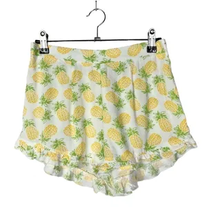 Aeropostale Bethany Mota‎ Pineapple Print Ruffle Soft Shorts S thumbnail 2