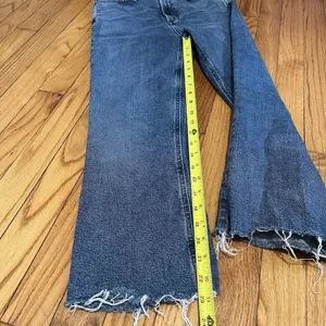 AGOLDE‎ Vintage High Rise Bootcut Jeans Frayed Hem Size 25 thumbnail 6