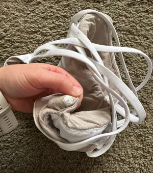 White Sports Bra thumbnail 3
