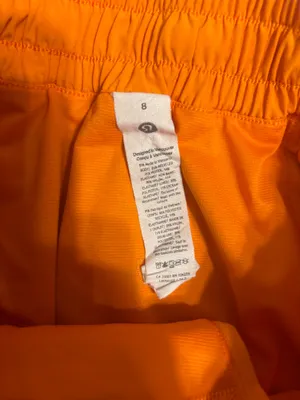 Lululemon Hotty Hot Shorts 2.5" Orange thumbnail 3