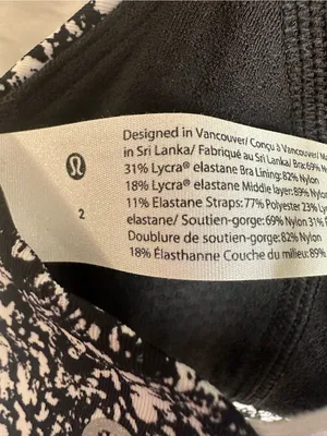 776. Lululemon orange theory collab scrappy bra nwt sz 2 thumbnail 3