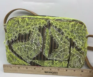 FENDI Vintage Crossbody Customized W Lace In Neon thumbnail 7