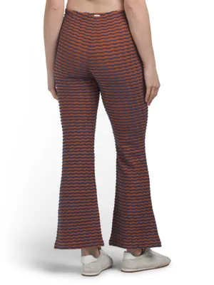 Billabong Hot Tides Knit Pull On Flare Pant in Sedona Size Small NWT thumbnail 2