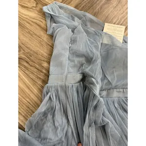 Anaya With Love Bridesmaid tulle one shoulder maxi dress in soft blue Zs 6 thumbnail 12