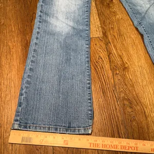 Y2k Zana Di Jeans Womens‎ 14 Blue Denim Bootcut Embroidered Studded Vintage thumbnail 7