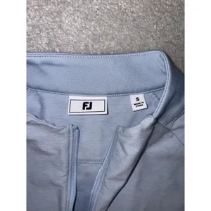 FootJoy performance quarter-zip‎ golf pullover shirt womens small lt blue thumbnail 4