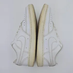 Nike Court Vision Low Sneakers Shoes‎ Triple White CD5434-100 Womens Size 7.5 thumbnail 9