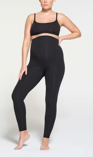 Skims Maternity Fits Everybody High-Waisted Legging Onyx Black Sz Small NWT thumbnail 1