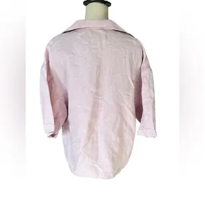 Sancia THE SOELI SHIRT Linen button up‎ blouse size medium thumbnail 3