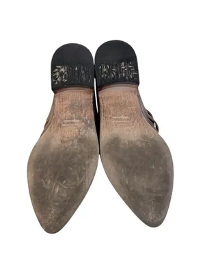 EUC Free People Leather Lost Valley Strappy Booties Size 7.5 thumbnail 9