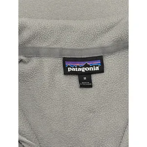 Patagonia Womens Jacket Gray Micro D 1/4 Zip Fleece Pullover Outdoor Medium thumbnail 4