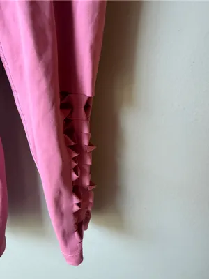Nike Pro Dri-FIT Pink High Rise Training Leggings Women’s Small thumbnail 2