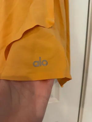 Alo Wrap Tennis Skirt Orange thumbnail 2