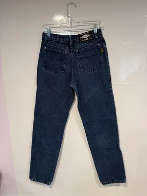 High-Rise Dark Blue Z. Cavaricci vintage cotton Women's Jeans thumbnail 5