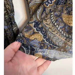Vintage Y2K Younique Paisley Bell Sleeve Top M Whimsigoth Fairy Grunge Boho thumbnail 5