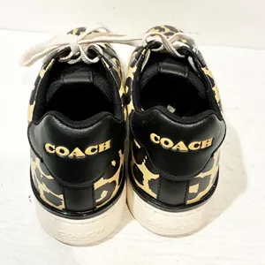 Coach Size‎ 8.5 Leopard Animal Print Lowline Low Top Sneaker thumbnail 4