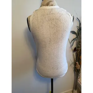 Lululemon White Sleeveless Tank Top Activewear Twist Front Athletic‎ Yoga thumbnail 3